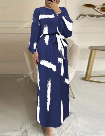 Rochie maxi Shein, mix culori
