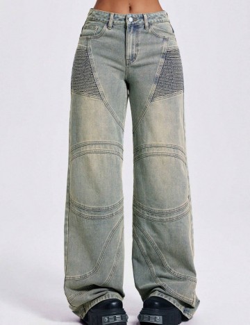 Jeans Shein, albastru