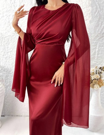 Rochie maxi Shein, vișiniu