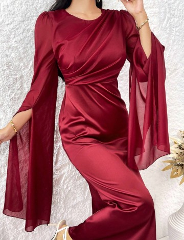 Rochie maxi Shein, vișiniu