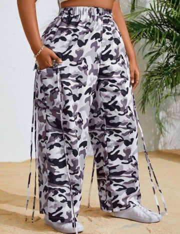Pantaloni Shein Curve+, mix culori