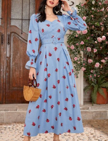 Rochie maxi Shein, albastru