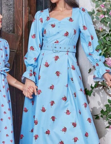 Rochie maxi Shein, albastru