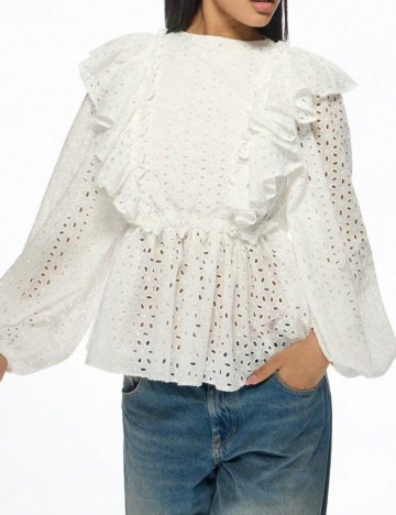 Bluză Missguided by Shein, alb