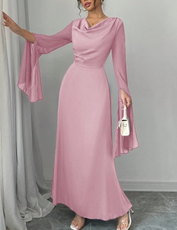 Rochie maxi Shein, roz