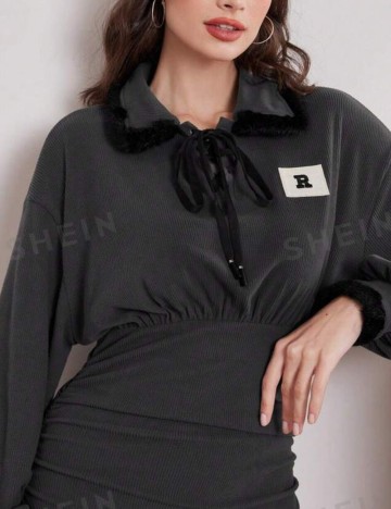 Rochie maxi Shein, gri