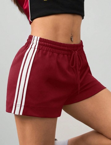 Pantaloni scurți Shein, vișiniu