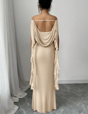 Rochie maxi Shein, bej