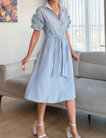 Rochie midi Shein, mix culori