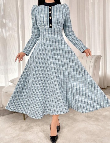 Rochie maxi Shein, albastru