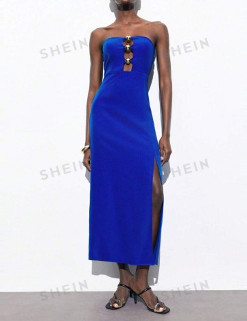 Rochie midi Shein, albastru