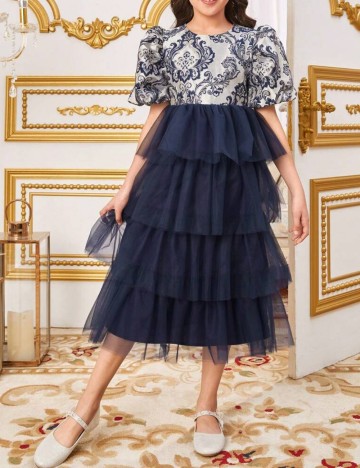 Rochie Shein, mix culori