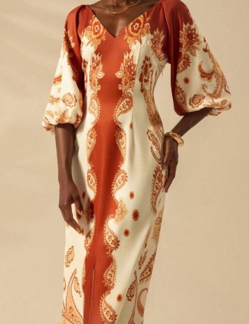 Rochie maxi Shein, mix culori
