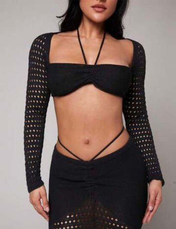 Top Shein, negru