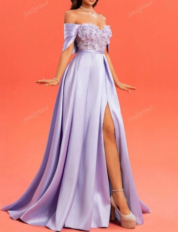 Rochie de ocazie Shein, mov