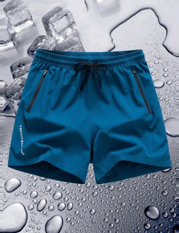 Pantaloni scurți Shein, turcoaz