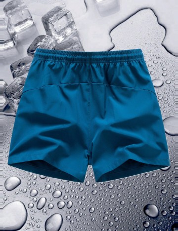 Pantaloni scurți Shein, turcoaz