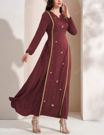 Rochie maxi Shein, vișiniu