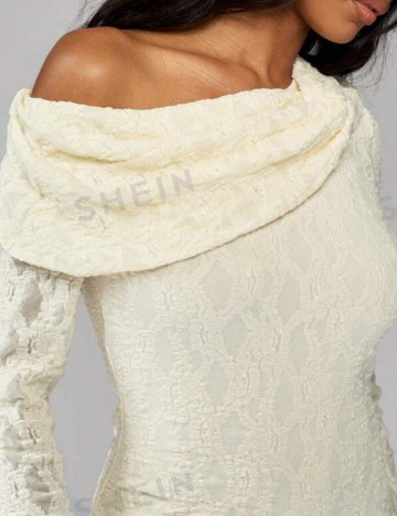 Rochie mini Missguided by Shein, crem