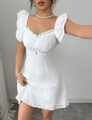 Rochie mini Shein, alb