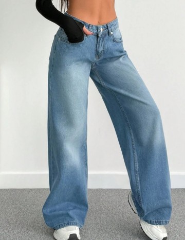 Jeans Shein, albastru