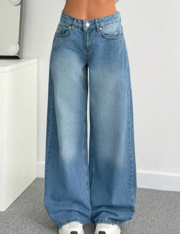 Jeans Shein, albastru
