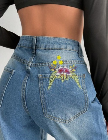 Jeans Shein, albastru
