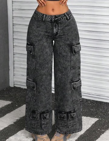 Jeans Shein, gri