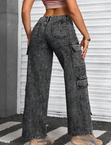 Jeans Shein, gri