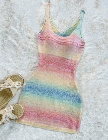 Rochie mini Shein, mix culori