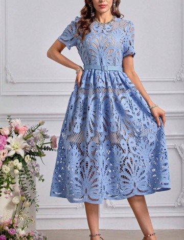Rochie midi Shein, albastru