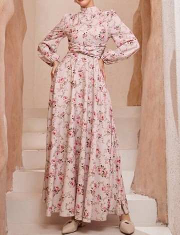 Rochie maxi Shein, mix culori