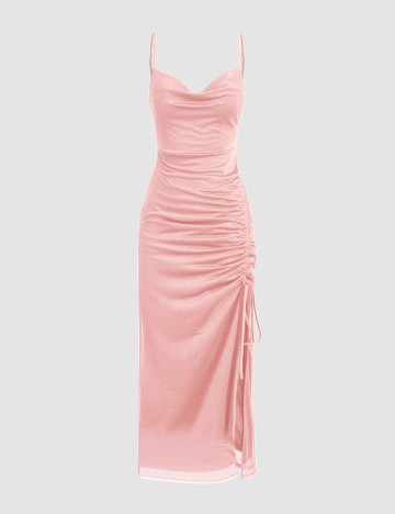 Rochie midi Shein, roz