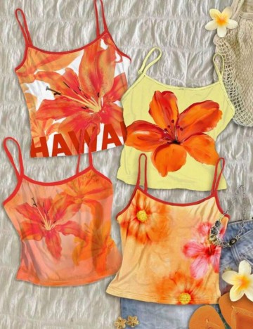 Set topuri Shein, mix culori