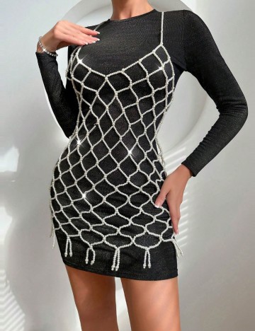 Rochie mini Shein, alb