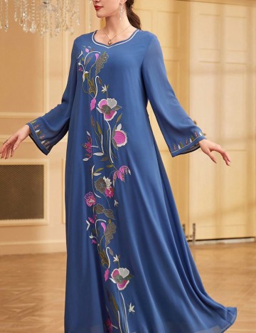Rochie maxi Shein, albastru