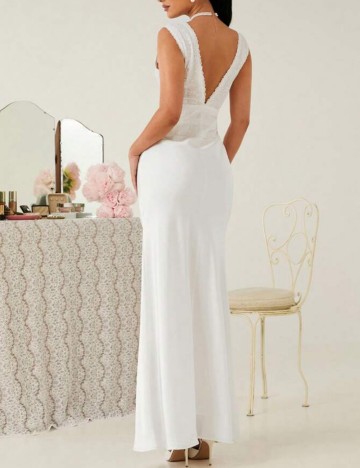 Rochie maxi Shein, alb