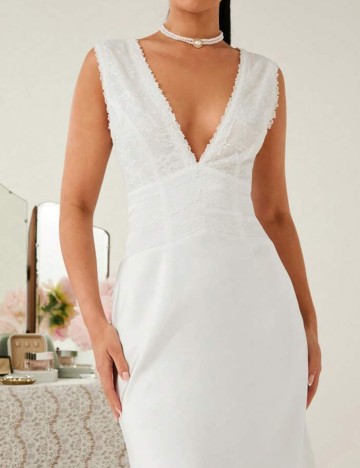 Rochie maxi Shein, alb
