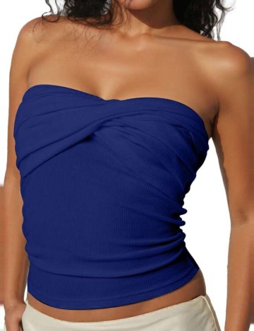 Top Shein, albastru