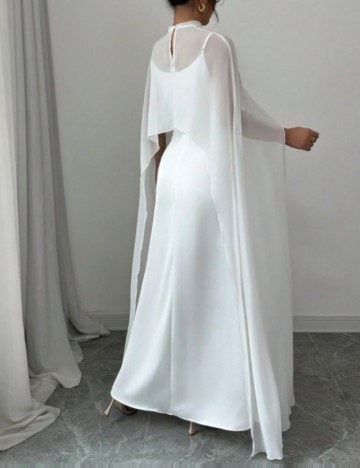 Set rochie și bolero Shein, alb