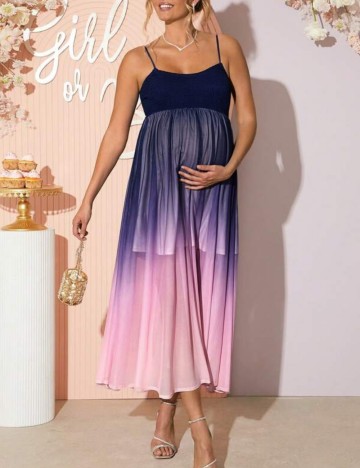 Rochie maxi Shein, mix culori