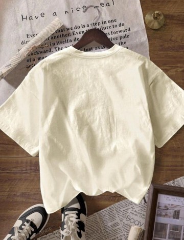 Tricou Shein, crem