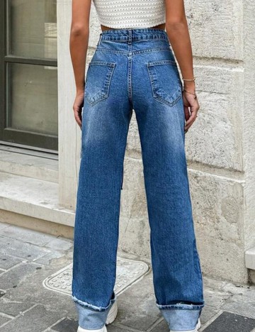 Jeans Shein, albastru