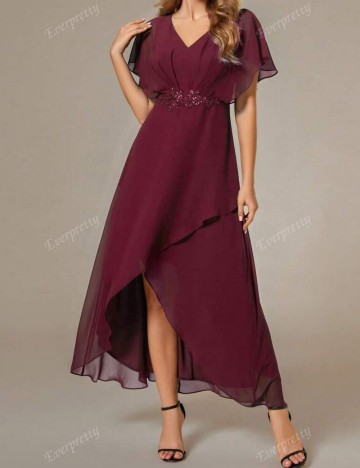 Rochie maxi Shein, vișiniu