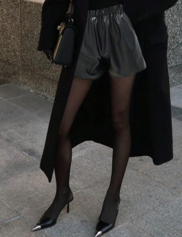 Pantaloni scurți Shein, negru