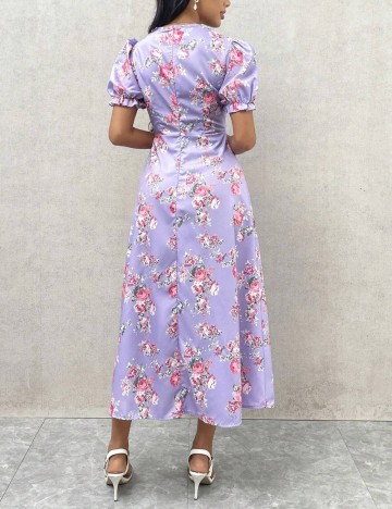 Rochie midi Shein, mix culori