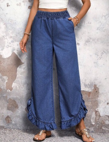 Pantaloni Shein, albastru