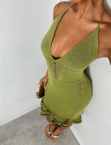 Rochie mini Shein, verde