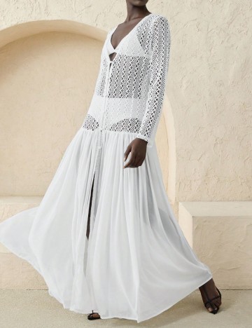 Rochie de plajă Shein, alb