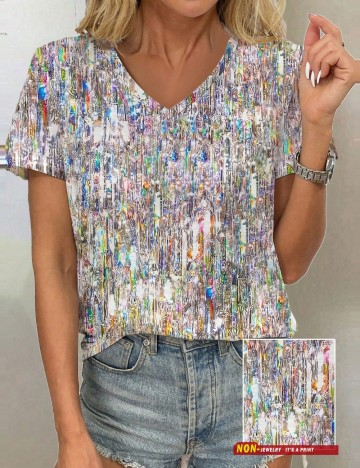 Tricou Shein, mix culori